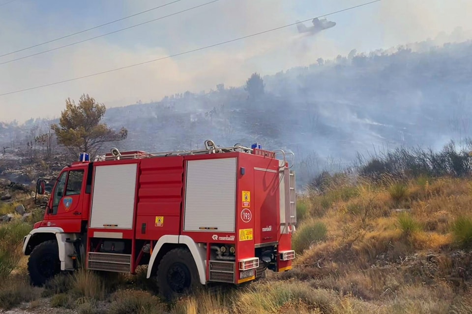In the last 7 days increase in fire incidents, but affected area significantly reduced