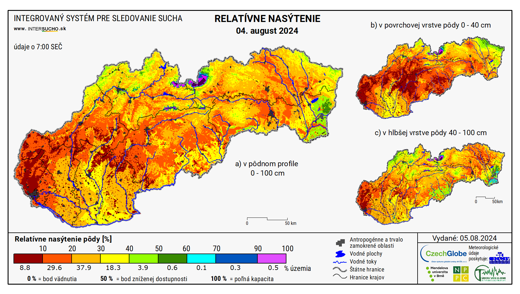 Current drought event in Slovakia