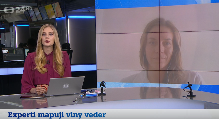 Lenka Bartošová presented the Clim4Cast on Czech TV