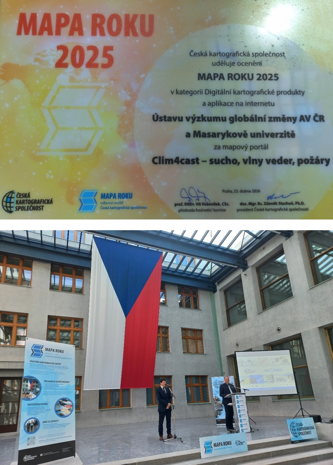 Clim4Cast has received a prestigious Czech award