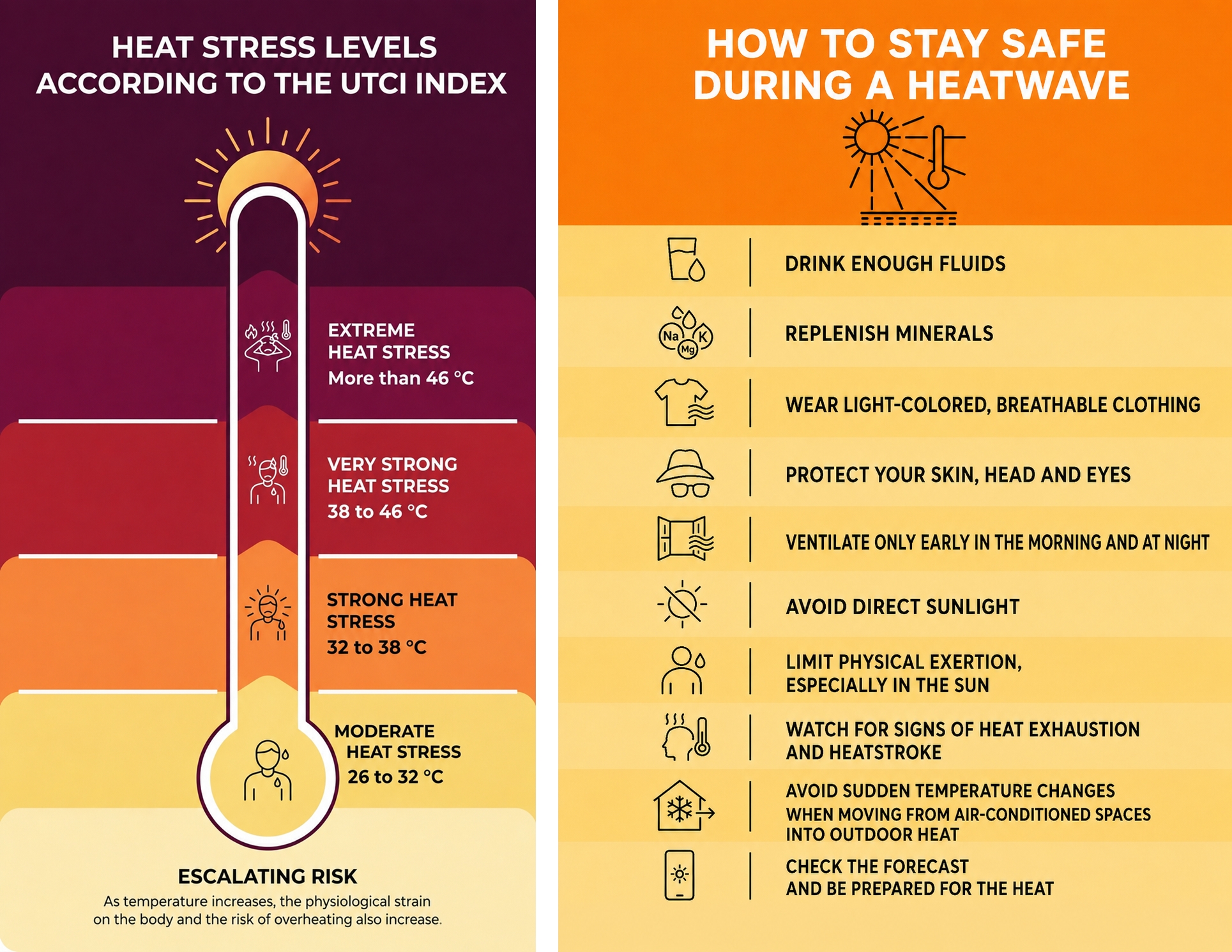 Heat Index levels